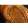 Lenoška Chesterfield 170cm tmavě žlutá samet Chesterfield Sedací soupravy 41252