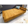 Pohovka Couture 195cm tmavě žlutá rozkládací  Sedací soupravy 42490