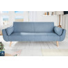 Pohovka Divani II 215cm sametově světle modrá rozkládací  Sedací soupravy 40088