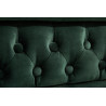 Pohovka CHESTERFIELD 205 CM zelená samet Chesterfield Sedací soupravy 40483