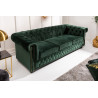 Pohovka CHESTERFIELD 205 CM zelená samet Chesterfield Sedací soupravy 40483