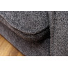 Pohovka Cocooning 225cm Šedá plyšová látka  Sedací soupravy 43440