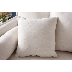 Luxusní pohovka Heaven 200cm přírodní strukturovaná látka VÝPRODEJ  Sedací soupravy 22689