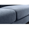 Pohovka Lounger 220cm modrá manšestr  Sedací soupravy 43757
