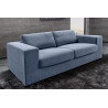 Pohovka Lounger 220cm modrá manšestr  Sedací soupravy 43757