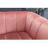 Křeslo Noblesse 105 CM tmavě růžové samet  Sedací soupravy 43265