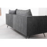 Pohovka Rocco 3M 194cm šedá manšestr  Sedací soupravy 44334