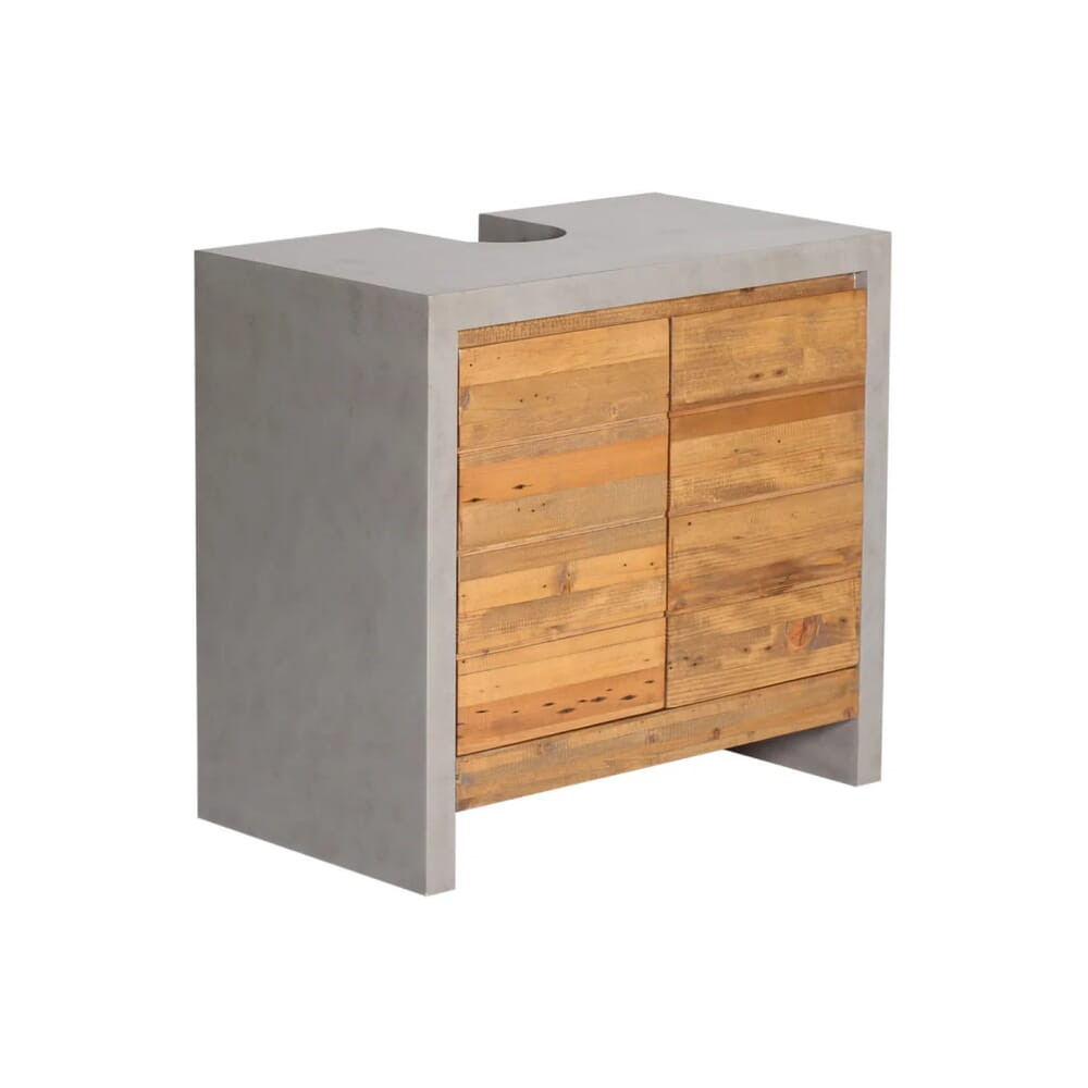 Skříňka pod umyvadlo Concrete - šedá/borovice Concrete - Koupelna A00000095W