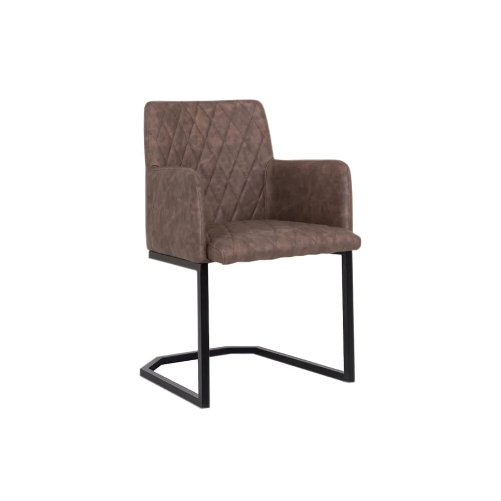 Křeslo Washington hnědé - syntetická kůže  Židle A00000185W