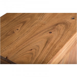 Skřínka do koupelny Santos masivní akácie VÝPRODEJ  Koupelnové skříňky MH029W