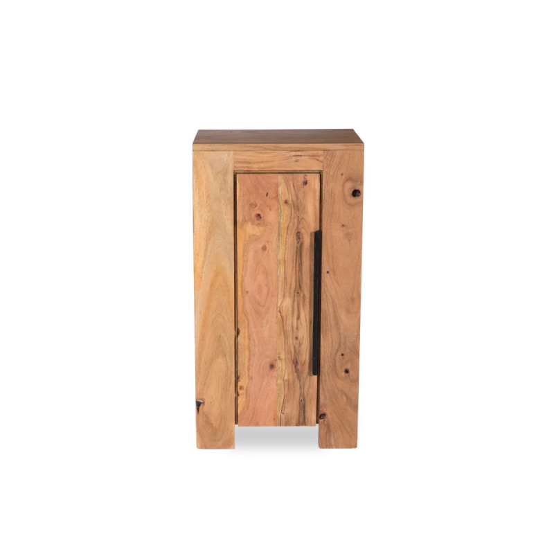 Skřínka do koupelny Santos masivní akácie VÝPRODEJ  Koupelnové skříňky MH029W