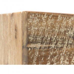 Set 3 nástěnných polic Hollow - akátové dřevo  Koupelna MH826W