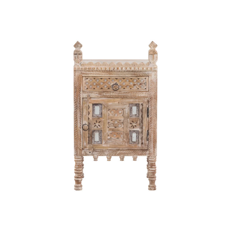 Malá komoda Kalkata z mangového dřeva VÝPRODEJ  Komody a šatní skříně MH1409W