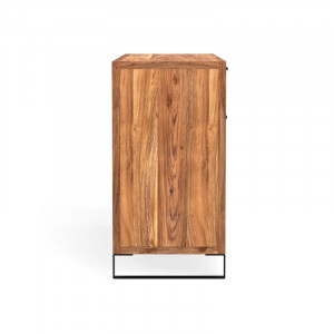 Příborník z masivu Wild - světlá akácie VÝPRODEJ Wild Komody MH1466W