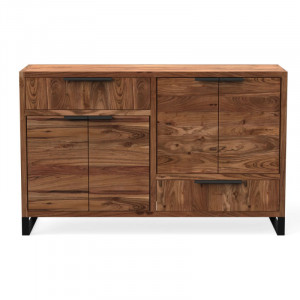 Příborník z masivu Wild - světlá akácie VÝPRODEJ Wild Komody MH1466W