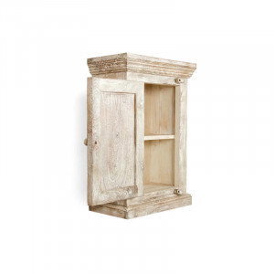 Nástěnná koupelnová skříňka Raipur masiv mango VÝPRODEJ Raipur - Koupelna MH1138W