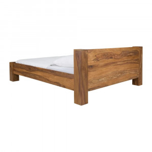 Masivní dřevěná postel Stella 180x200 palisandr VÝPRODEJ  Postele MH1040W