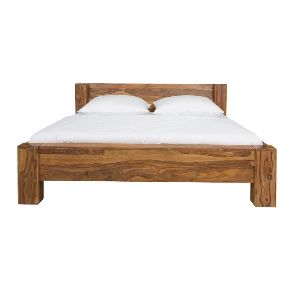 Masivní dřevěná postel Stella 180x200 palisandr VÝPRODEJ  Postele MH1040W