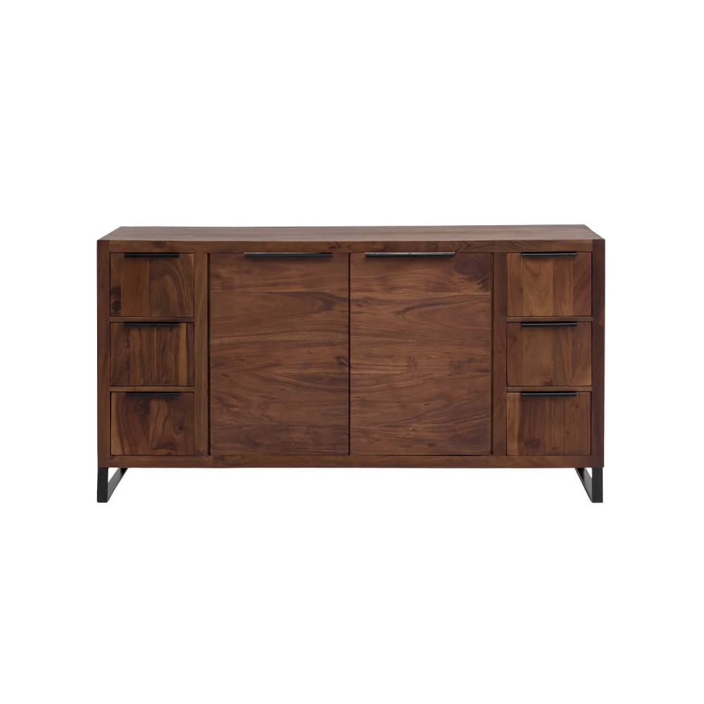 Široká koupelnová komoda Wild 138cm - tmavý akát VÝPRODEJ Wild Komody MH555W