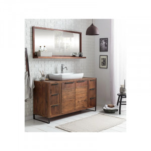 Koupelnové zrcadlo 138cm Wild - tmavý akát VÝPRODEJ Wild Koupelna A00000562W