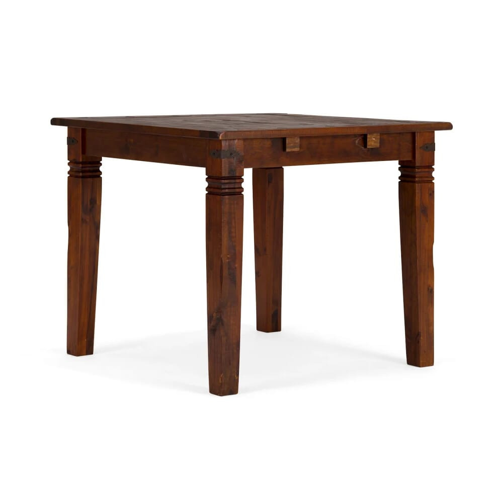 Jídelní stůl Wellington 90x90 hnědá - borovicové dřevo Wellington - Jídelní stoly MH1375W