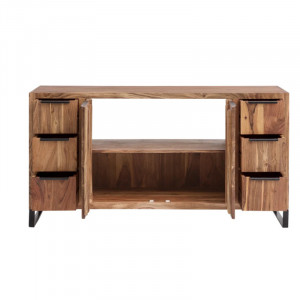 Široká koupelnová komoda Wild - světlý akát VÝPRODEJ Wild Koupelna MHA00000584