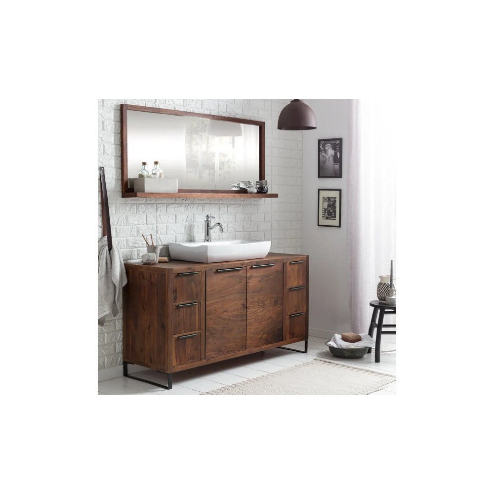 Sestava koupelnového nábytku Wild II - tmavá akácie VÝPRODEJ Wild Koupelna MH612W