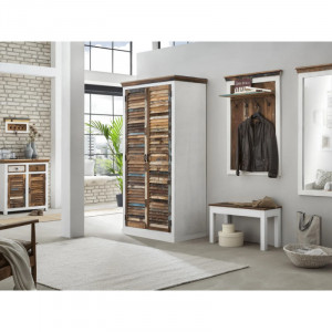 Vysoké zrcadlo Bali z recyklovaného dřeva VÝPRODEJ Bali - Zrcadla MH460W