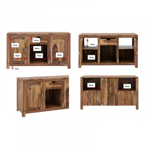 Komoda pod umyvadlo Lagarto z palisandrového dřeva VÝPRODEJ  Koupelna A00000406W