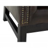 Křeslo Chesterfield Kingsfield z pravé kůže - antik braun Chesterfield Křesla A00000837