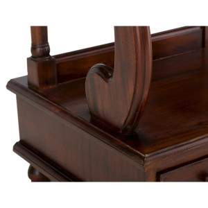 Multifunkční věšák Windsor hnědý masiv mahagon Windsor Věšáky MH0951W