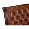 Anglické kancelářské křeslo kožené Windsor mahagon Windsor Kancelářské židle MH0944W