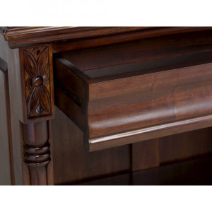 Anglická dřevěná knihovna Windsor 120 cm mahagon Windsor Knihovny A00000932