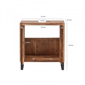 Skříňka pod umyvadlo WILD masiv palisandr Wild Koupelnové skříňky MH586W