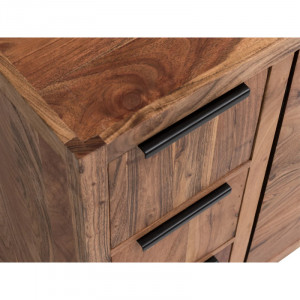 Koupelnový set široká komoda a zrcadlo Wild - akát VÝPRODEJ Wild Koupelna MH613W