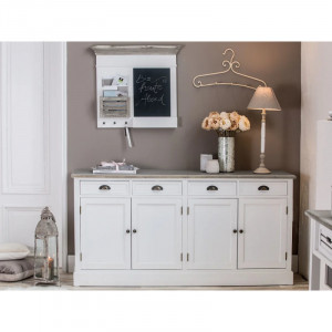 Nástěnný věšák s tabulí a schránkou Russel  Nábytek MH987W