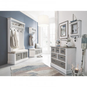 Nástěnný věšák s tabulí a schránkou Russel  Nábytek MH987W