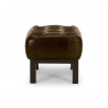 Stolička Chesterfield Leicester z pravé kůže - hnědá Chesterfield Taburety a podnožky MH841W