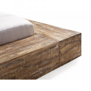 Dřevěná postel 180x200 Stripe masiv mango  Postele A00001206
