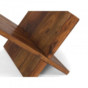 Stojan na noviny z masivního palisandru Cubus  Odkládací stolky MH1199W