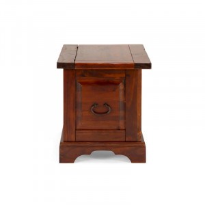 Masivní truhla Wellington hnědá - borovicové dřevo VÝPRODEJ Wellington - Truhly MH1360W