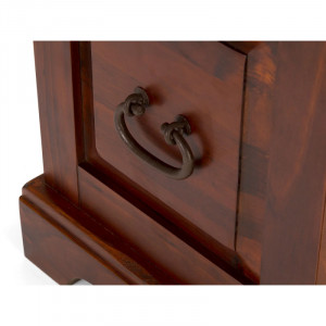 Masivní truhla Wellington hnědá - borovicové dřevo VÝPRODEJ Wellington - Truhly MH1360W