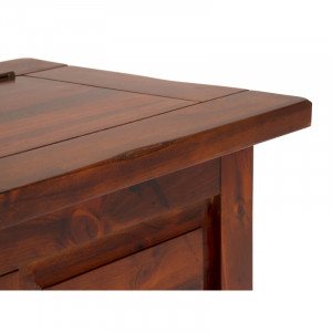 Masivní truhla Wellington hnědá - borovicové dřevo VÝPRODEJ Wellington - Truhly MH1360W