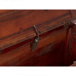 Masivní truhla Wellington hnědá - borovicové dřevo VÝPRODEJ Wellington - Truhly MH1360W