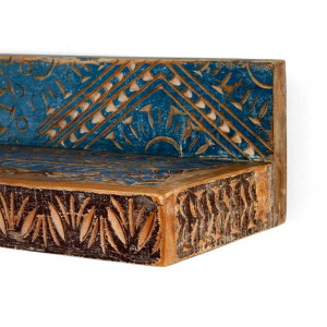 Nástěnná police Blue Lagoon  Knihovny a police A00001316