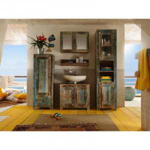 Nástěnná police Blue Lagoon  Knihovny a police A00001316