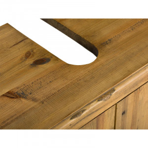 Umyvadlová skříňka Luna masiv borovice VÝPRODEJ Luna Koupelnové skříňky MH1349W