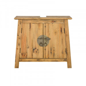 Umyvadlová skříňka Luna masiv borovice VÝPRODEJ Luna Koupelnové skříňky MH1349W