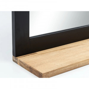 Koupelnové zrcadlo Jolie masivní akácie VÝPRODEJ  Zrcadla MH824W