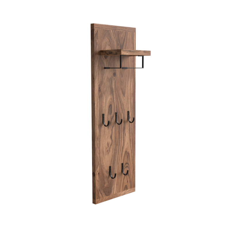 Věšák z masivu Wild - světlé akátové dřevo VÝPRODEJ Wild Věšáky MH1472W